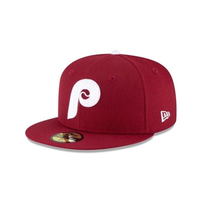 Sapca New Era Philadelphia Phillies MLB Centennial Collection 59FIFTY Fitted - Rosii